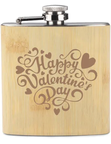 Grawer Piersiówka 200 ml Personalizowany – Walentynki