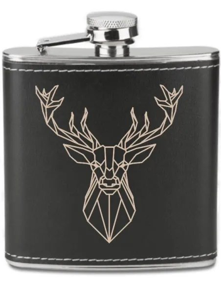 Grawerowana Piersiówka 180 ml Personalizowany z Nadrukiem