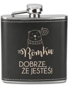 Grawerowana Piersiówka 180 ml Personalizowany Prezent
