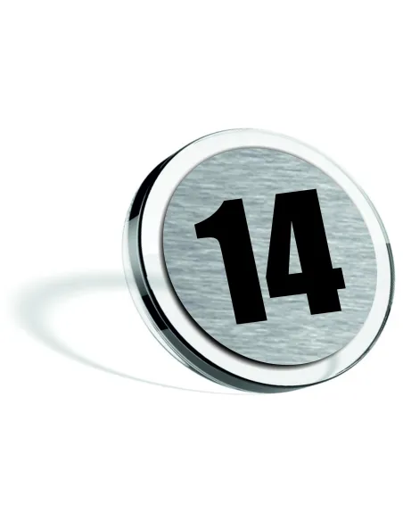 Tabliczka Nierdzewna Grawerowana Numerek Cyfra Pokoju