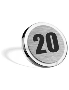 Tabliczka z Grawerem 6 cm Nierdzewna Grawerowana Numerek