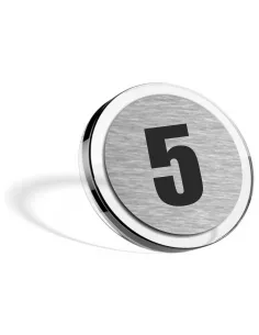 Tabliczka Nierdzewna Grawerowana Numerek Cyfra Mieszkania