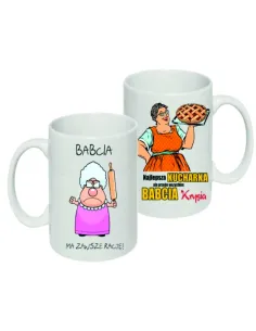 Kubek z Nadrukiem Babci dla Babci Personalizowany Reklamowy