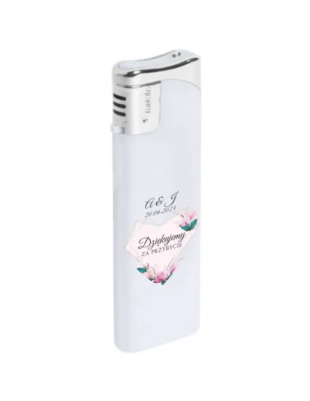 Zapalniczka z Nadrukiem UV – Ślub Podziękowanie Gości