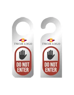 Zawieszka na Drzwi Klamkę Hotelowa na Zamówienie z Nadrukiem