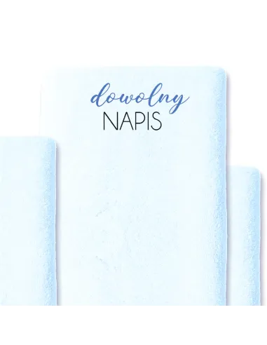 Ręcznik z Haftem Haftowany Personalizowany Ręcznik logo