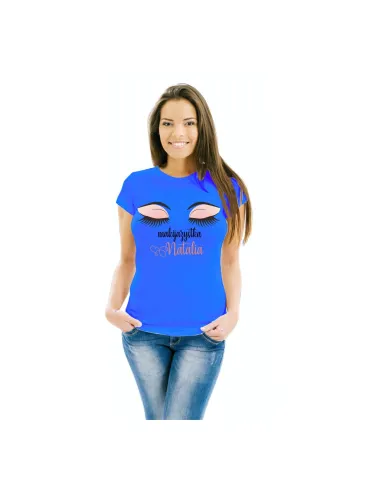 Koszulka dla Kosmetyczki z Nadrukiem Makijażystka Imię
