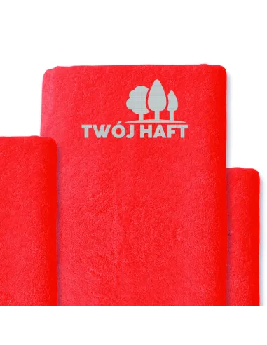 Ręcznik z Haftem Haftowany Personalizowany Firmowy