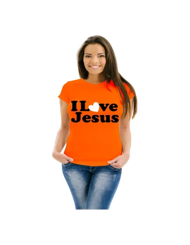 Koszulka z Nadrukiem Religijna Nadrukiem Love Jezus