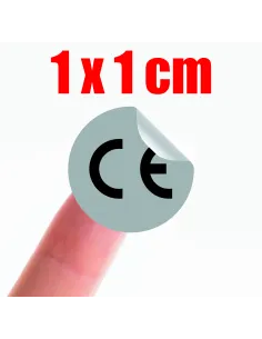 Naklejki 1x1 cm Samoprzylepne Oznaczenie Certyfikatem