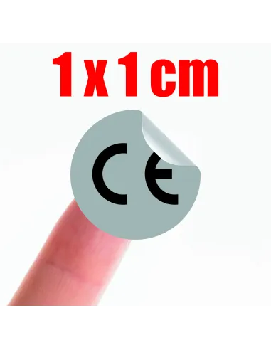 Naklejki 1x1 cm Samoprzylepne Oznaczenie Certyfikatem