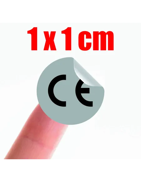 Naklejki 1x1 cm Samoprzylepne Oznaczenie Certyfikatem