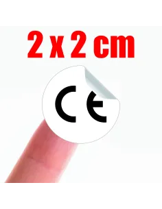 Naklejki 2x2cm Samoprzylepne Oznaczenie Certyfikatem