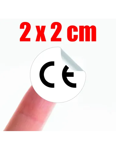 Naklejki 2x2cm Samoprzylepne Oznaczenie Certyfikatem