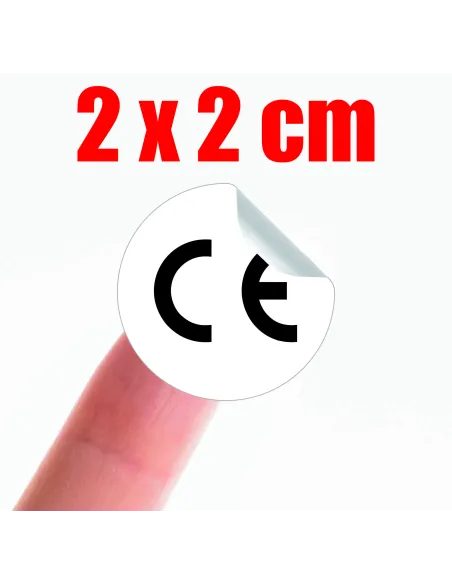 Naklejki 2x2cm Samoprzylepne Oznaczenie Certyfikatem