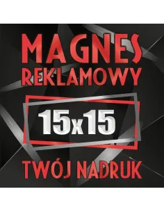 Reklama Magnetyczna 15x15 cm Magnesy Reklamowe Samochód