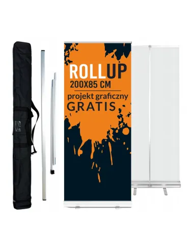 Roll Up Reklamowy 200x85cm Reklama z Własnym logo Baner
