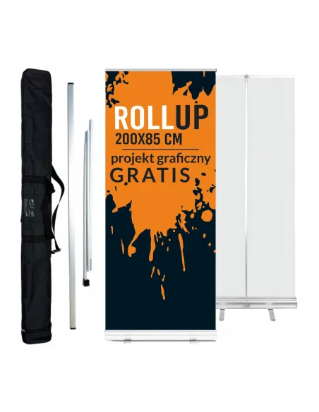Roll Up Reklamowy 200x85cm Reklama z Własnym logo Baner