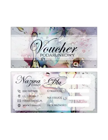 Vouchery Podarunkowe na Zakupy 60 szt Lub Usługi Gotowy