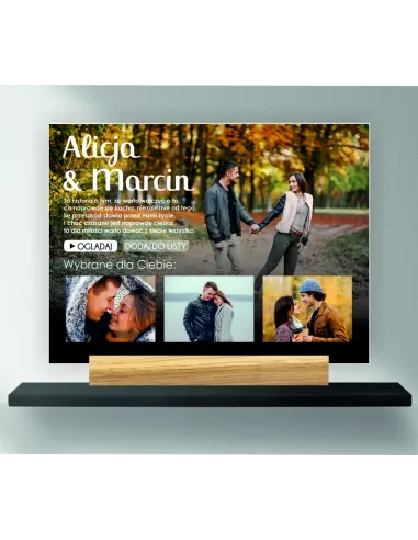 Tabliczka – Prezent na Walentynki Statuetka Ramka Wasze