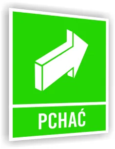 Tabliczka 20x15 cm Ewakuacyjna Informacyjna Nadrukiem