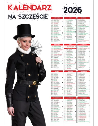 Kalendarz Kominiarski Kalendarz Kominiarza 2026 50 szt
