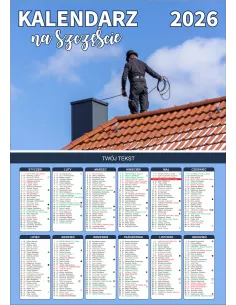 Kalendarz Kominiarski Kalendarz Kominiarza 2026 150 szt