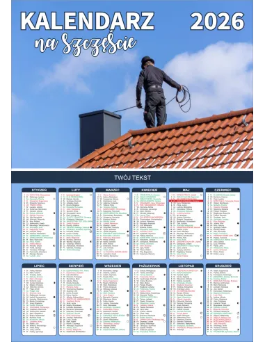 Kalendarz Kominiarski Kalendarz Kominiarza 2026 150 szt