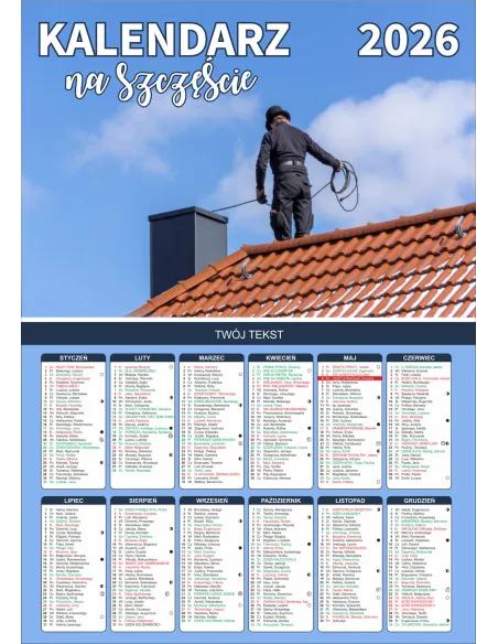 Kalendarz Kominiarski Kalendarz Kominiarza 2026 150 szt