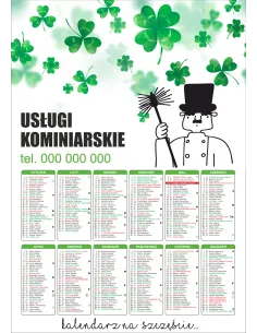 Kalendarz Kominiarski Kalendarz Kominiarza 2026 200 szt
