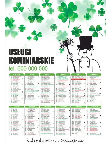 Kalendarz Kominiarski Kalendarz Kominiarza 2026 200 szt