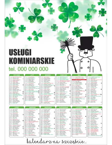 Kalendarz Kominiarski Kalendarz Kominiarza 2026 200 szt