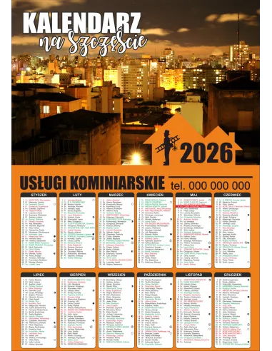 Kalendarz Kominiarski Kalendarz Kominiarza 2026 300 szt