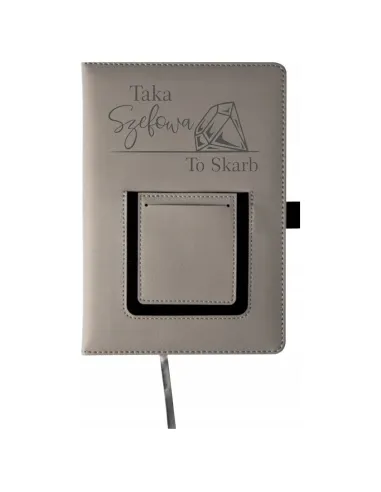 Notes z Kieszonką Notatnik a5 Prezent Imieniem Szefowej