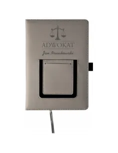 Notes z Kieszonką Notatnik a5 Prezent Imieniem Adwokata