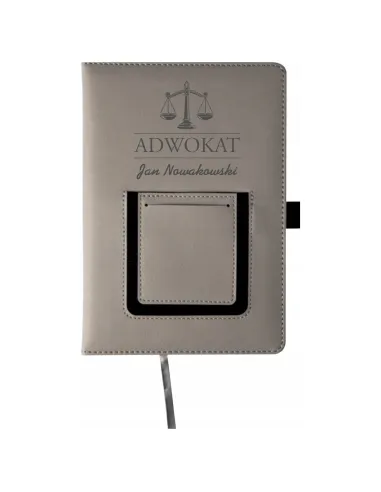 Notes z Kieszonką Notatnik a5 Prezent Imieniem Adwokata