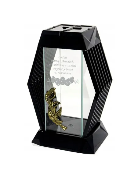 Nowoczesny Znicz z Grawerem Personalizowany Wielkanocny