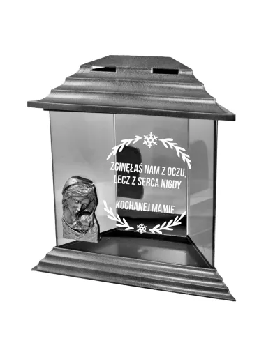 Znicz Kapliczka z Dedykacją Grawerem Taty Mamy dla Taty