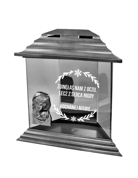 Znicz Kapliczka z Dedykacją Grawerem Taty Mamy dla Taty