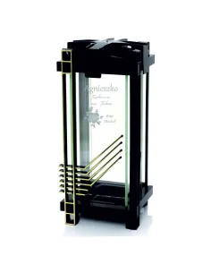 Elegancki Nowoczesny Znicz Czarny Personalizowany Grawer