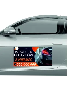 Reklama Magnetyczna – Na Samochód Magnes 60x30 Importer