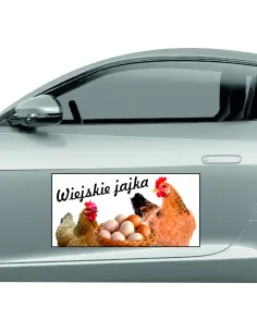 Reklama Magnetyczna – Na Samochód Magnes 60x30 Wiejskie