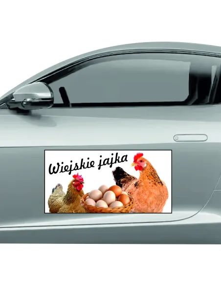 Reklama Magnetyczna – Na Samochód Magnes 60x30 Wiejskie