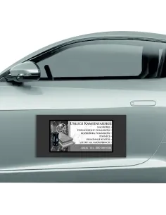 Reklama Magnetyczna Magnes Samochód 60x30 Usługi z Nadrukiem