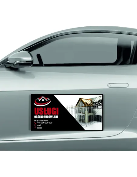 Reklama Magnetyczna Magnes Samochód 60x30 Usługi Pamiątkowe