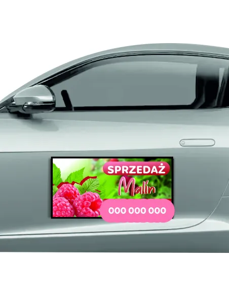 Reklama Magnetyczna na Samochód Magnes 60x30 cm Sprzedaż