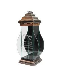 Znicz Kapliczka z Dedykacją Personalizowany z Grawerem