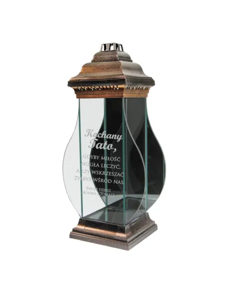 Znicz Kapliczka z Dedykacją Personalizowany z Grawerem