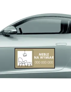 Reklama Magnetyczna Magnes Samochód 60x30 Meble Wymiar