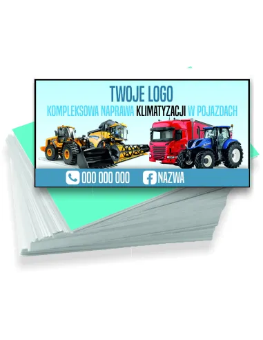 Wizytówki Firmowe Reklamowe 100szt Różne Wzory Kompleksowa